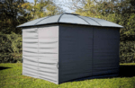 GLORIETTE, Pavilion-Foisor de gradina, Aluminiu /gri antracit, Perdea/poliester tratat, 360x300x280 cm, 10 m², GL3630AL - imagine 2