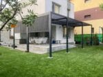 PERDEA DIN PVC tesuta, culoare gri, compatibila cu pergolele bioclimatice PER2430BI si PER3630BI, pentru latura de 300cm, dimensiuni 288cm x 220cm. Ref#PERBIR30 - imagine 5