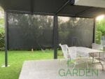 PERDEA DIN PVC tesuta, culoare gri, compatibila cu pergolele bioclimatice PER2430BI si PER3630BI, pentru latura de 300cm, dimensiuni 288cm x 220cm. Ref#PERBIR30 - imagine 8