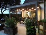 Paravan cu lamele mobile din aluminiu pentru latura de 3m, compatibil cu pergolele bioclimatice PER2430BI si PER3630BI - imagine 6