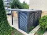 Paravan cu lamele mobile din aluminiu pentru latura de 3.6m, compatibil cu pergolele bioclimatice PER3630BI si PER3660BI - imagine 5